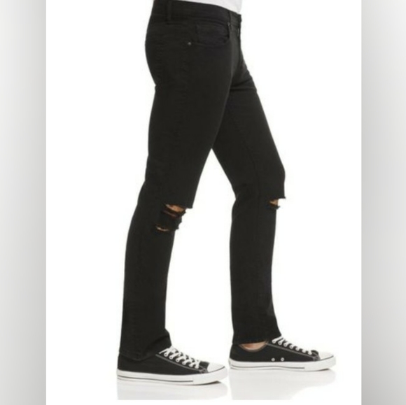 mens j brand tyler slim stretch black twill pants - Picture 3 of 8